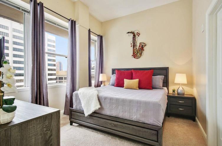 Amazing Beautiful View 2 Blocks To French Quarter, Small Rooftop Pool, Gym, Seanger Theater, Super Dome, And Bourbon St *